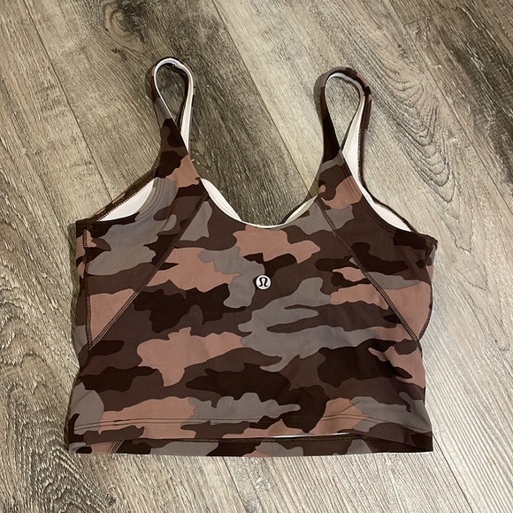 SOLD - Lululemon Align camo crop - size 6 - Picture 2 of 2